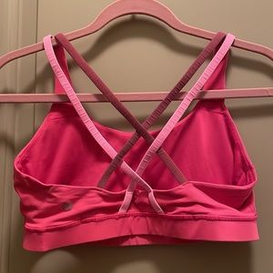 Lululemon Pink Energy Bra Size 10